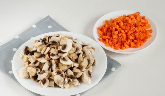 гречка с шампиньонами