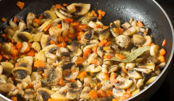 гречка с шампиньонами