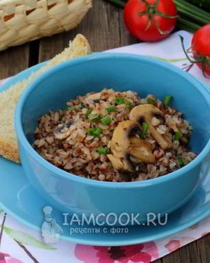 Гречневая каша с грибами