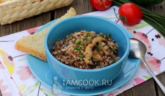 гречневая каша с грибами