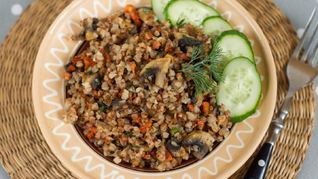 Каши с грибами