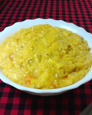 Кукурузная каша с тыквой