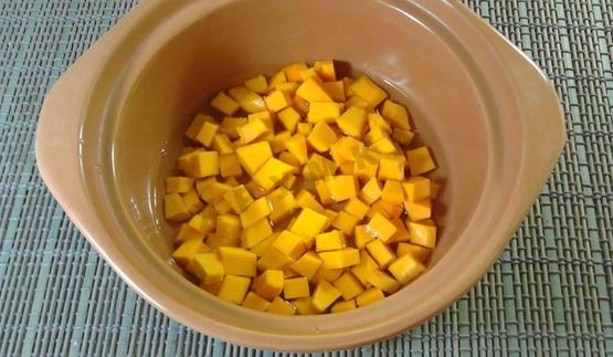 кукурузная каша с тыквой