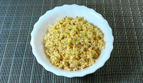 кукурузная каша с тыквой