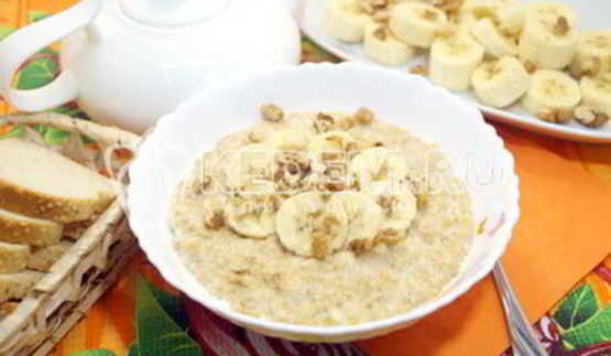 овсяная каша на молоке