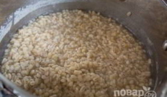 перловая каша с грибами