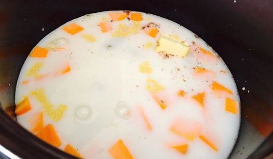 пшенная каша с тыквой в мультиварке