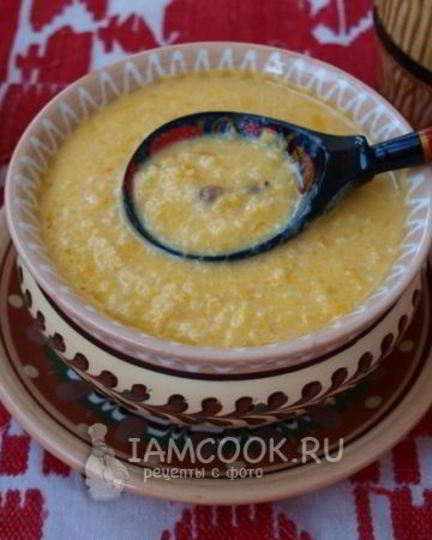 Рецепт тыквенной каши с пшеном