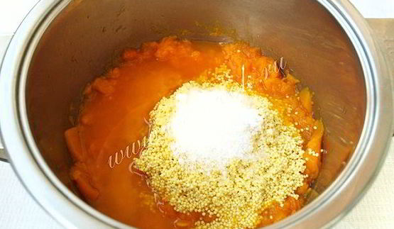 тыквенная каша с пшеном