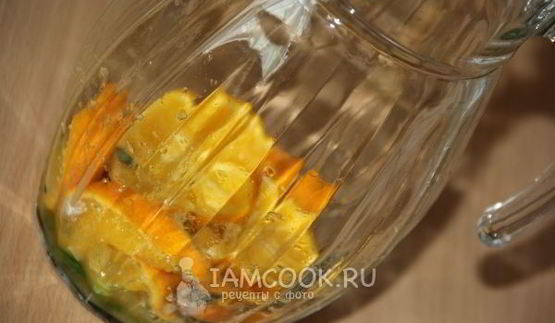 апельсиновый напиток с мятой