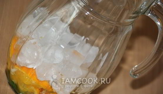 апельсиновый напиток с мятой