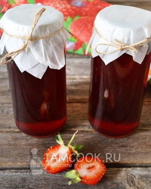 Клубничный сироп