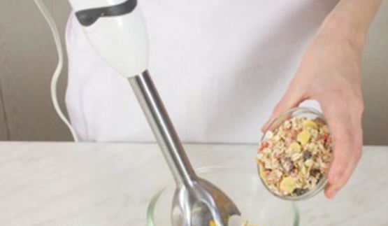 коктейль фруктовый с мюсли