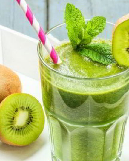 Рецепт коктейля витаминная бомба с яблоком и киви