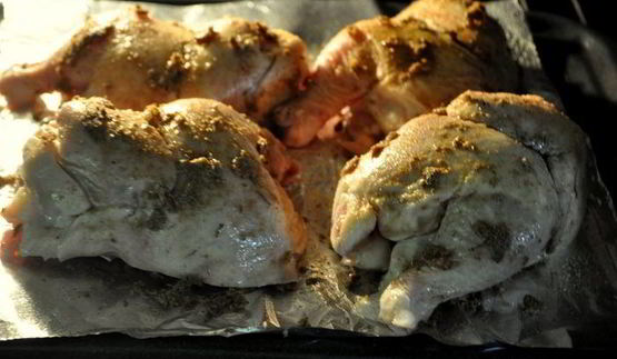 куропатки с кленовым сиропом и специями