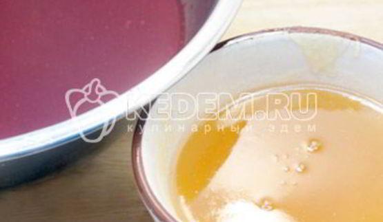 брусничный морс