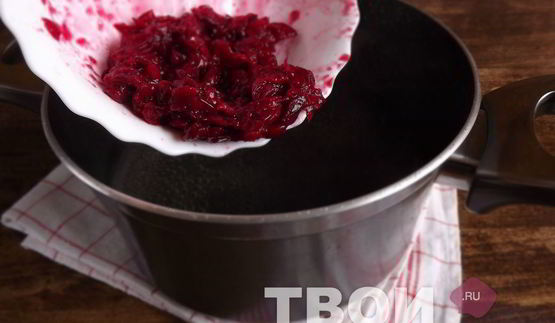 клюквенный морс