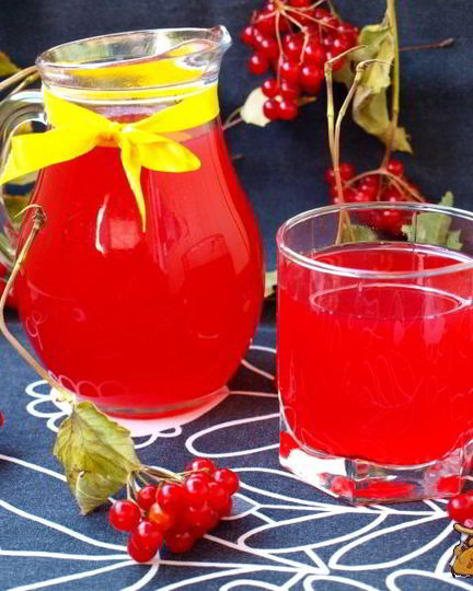 Рецепт морса из калины
