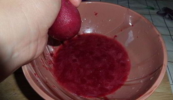 напиток из ревеня и черной смородины