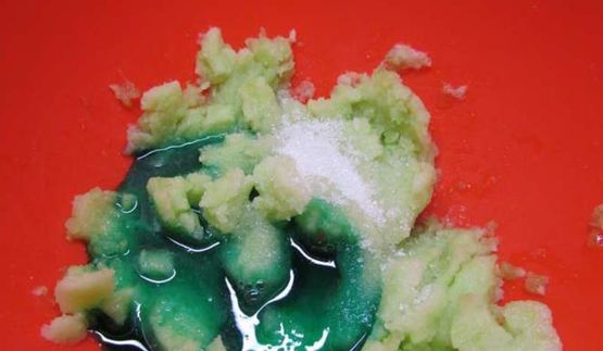 огуречный лед с мятным сиропом