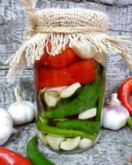 Рецепт острого перца в кисло-сладком сиропе