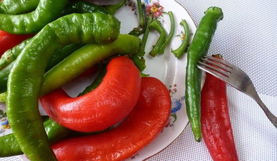 острый перец в кисло-сладком сиропе