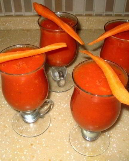 Рецепт овощных коктейлей в блендере