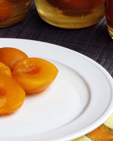 Рецепт персиков в сиропе