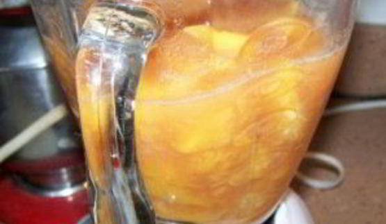 персиковый витаминный напиток