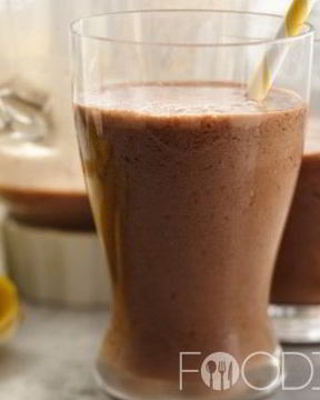 Шоколадно-банановый коктейль