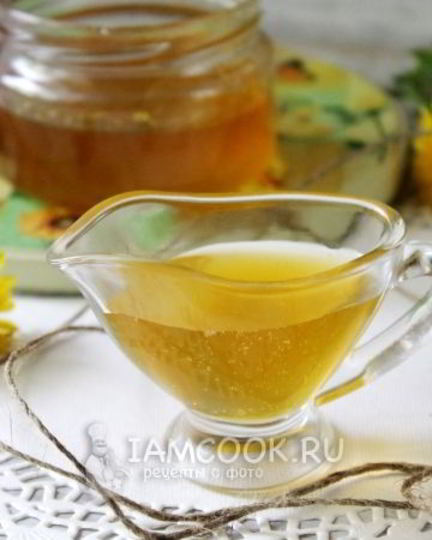 Рецепт сиропа из одуванчиков