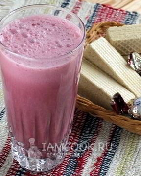 Соевый коктейль с ягодами