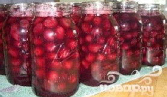 вишневый пунш с лаймом