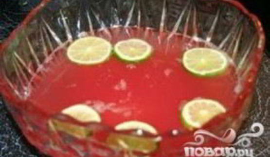 вишневый пунш с лаймом