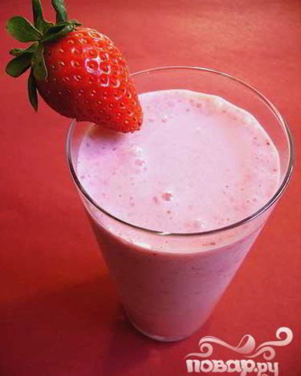 Рецепт витаминного напитка из клубники