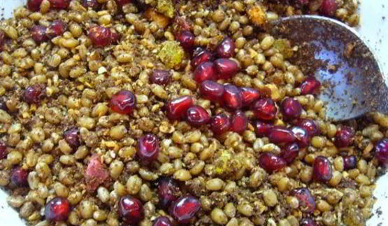 зерна пшеницы в сиропе