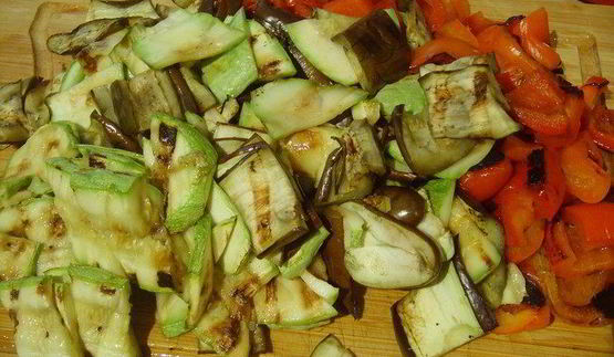 гриль-салат летние овощи