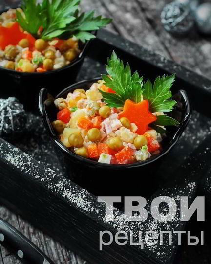 Рецепт салата оливье