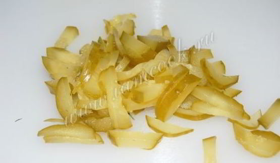 постный салат из зеленой редьки и репы