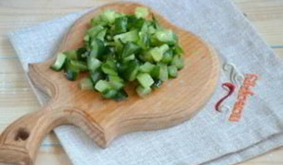 постный салат с креветками