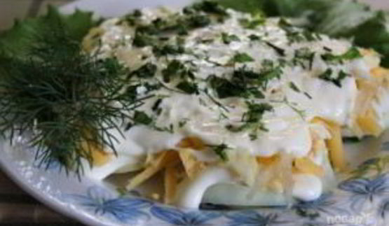 праздничный салат красотка