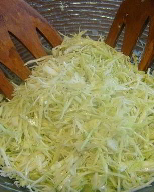 Простой салат из капусты