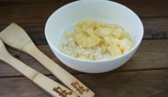 рисовый салат с курицей