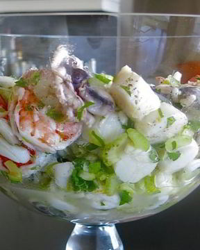 Салат Дары моря