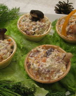 Салат Грибочки из лесочка