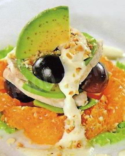 Рецепт салата из авокадо и курицы