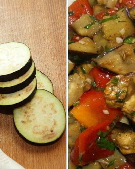 Рецепт салата из баклажанов на зиму