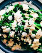 Салат из брокколи и стручковой фасоли