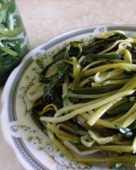 Рецепт салата из черемши