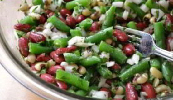 салат из фасоли